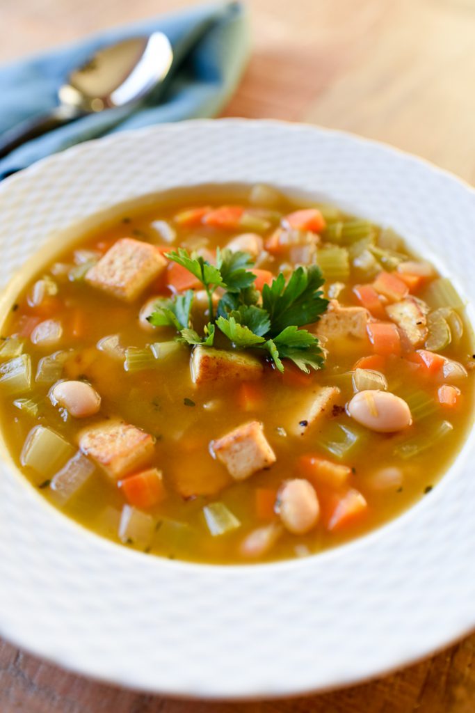 Chickpea Potato Stew w/ Tomato Sauce - The Devil Wears Parsley