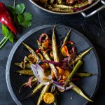 Roasted Okra with Tomatoes