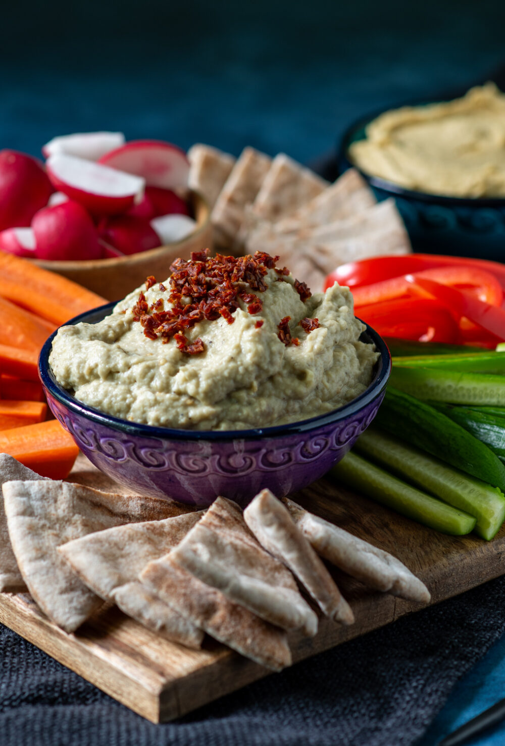 Baba Ganoush - A middle eastern roasted eggplant dip.